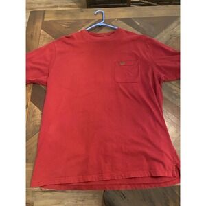 Men's Pendleton Red Single Pocket T-Shirt‎ Size XL